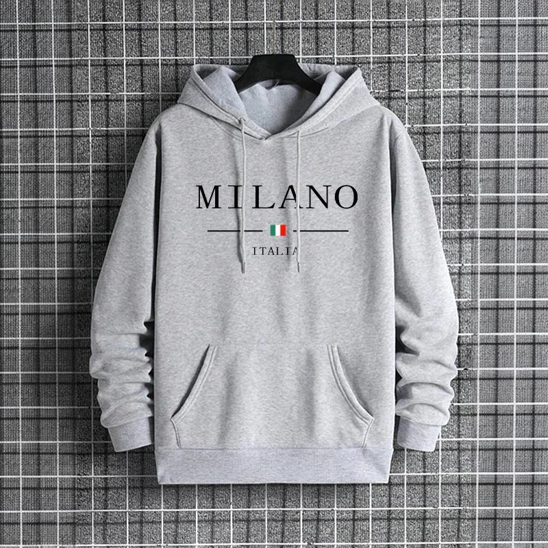 Street Fashion In Milan - 이탈리아 밀라노 패션 남성 후드티 2025