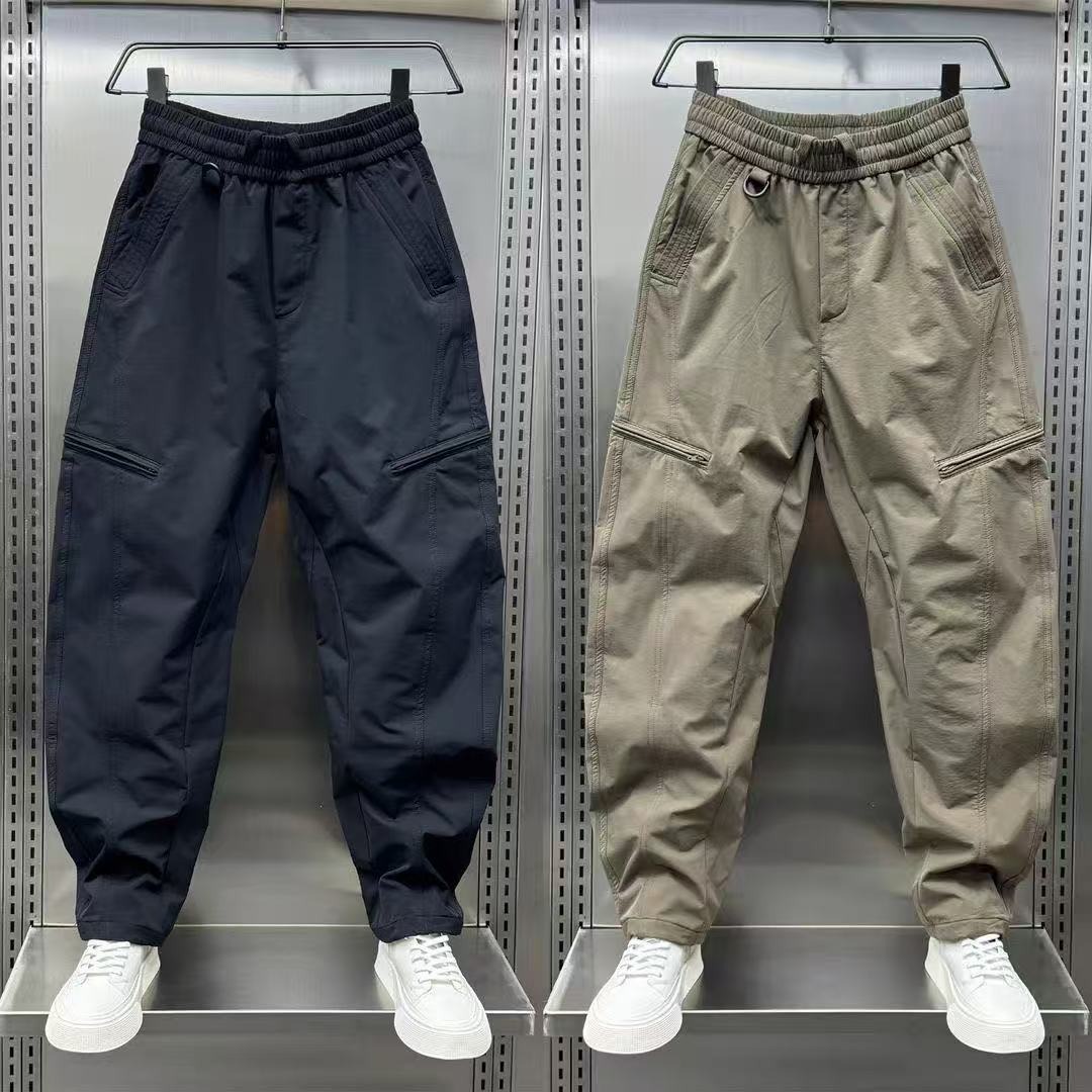 새로운 남성 캐주얼 바지 스웨트 팬츠 한국 스타일 하이 - Street Fashion In Korea 리뷰 및 가격
