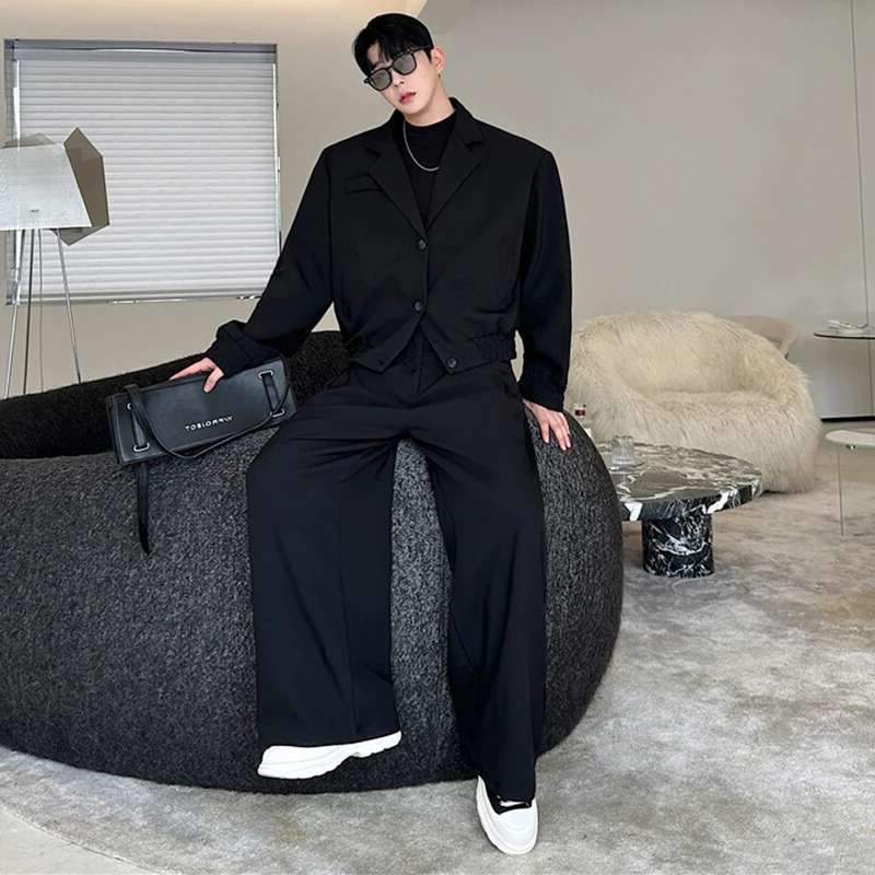 루젠 스프링 블레이저 넥 캐주얼 재킷 남성 패션 202 - Street Fashion China 리뷰 및 가격