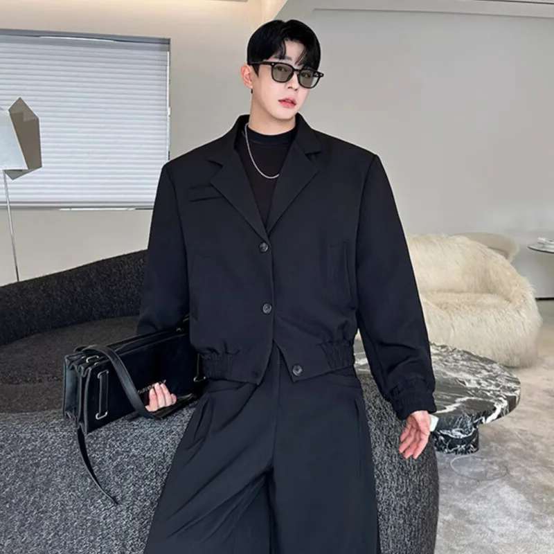 루젠 스프링 블레이저 넥 캐주얼 재킷 남성 패션 202 - Street Fashion China 리뷰 및 가격