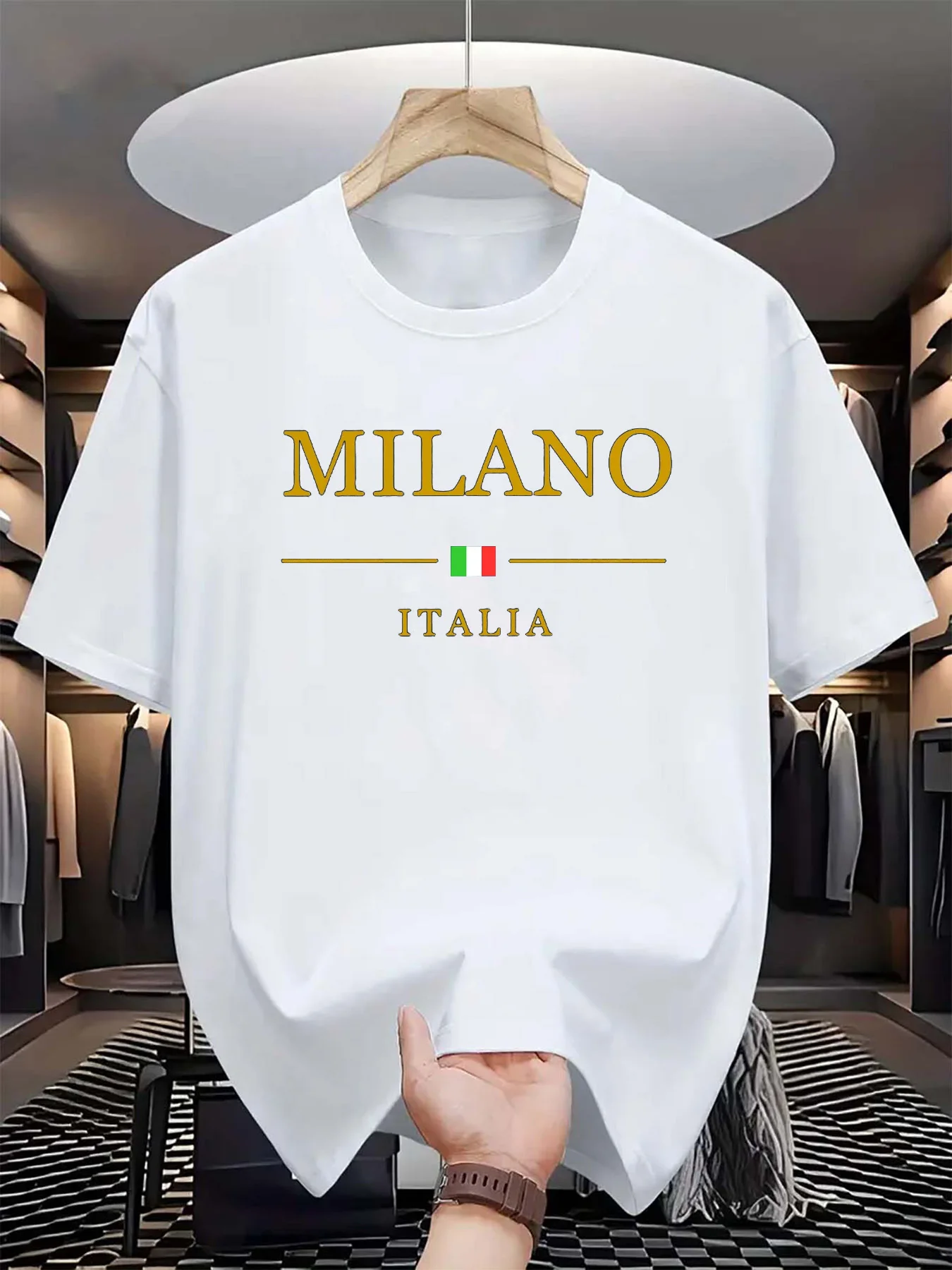 남성용 여름 3D 프린트 티셔츠 반팔, 패셔너블하고 캐 - Street Fashion In Milan 리뷰 및 가격