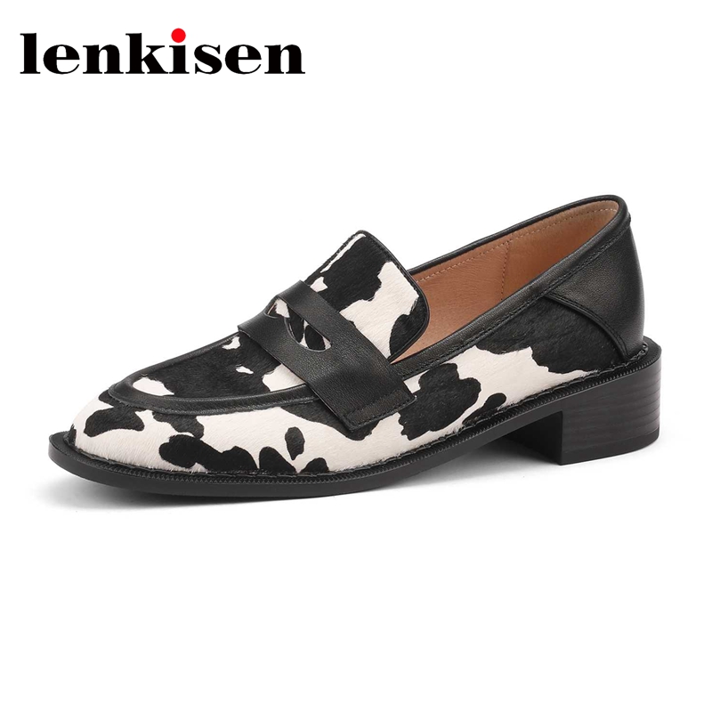 Lenkisen 말 머리 라운드 발가락 메드 힐 패치  - Street Fashion Rome 리뷰 및 가격