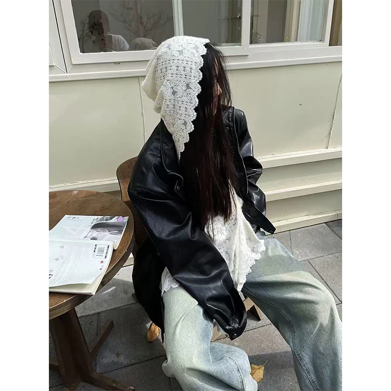 Y2K 레이스 후드 셔츠 여성 streetwear 섹시 - Street Fashion In Korea 리뷰 및 가격