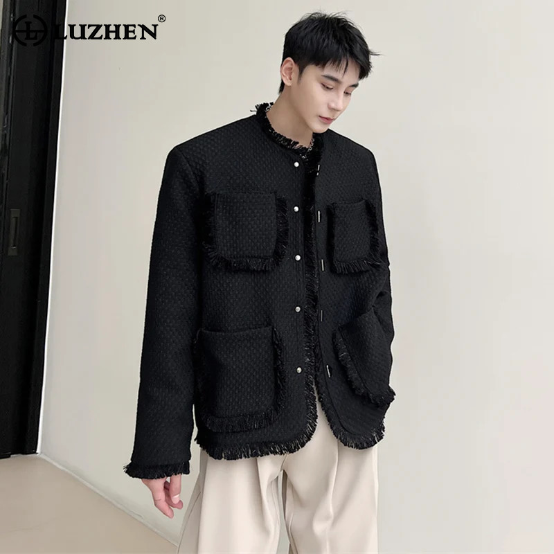 루젠 오리지널 포켓 엘레강트 버 디자인 스트리트 재킷  - Street Fashion Reviews 리뷰 및 가격