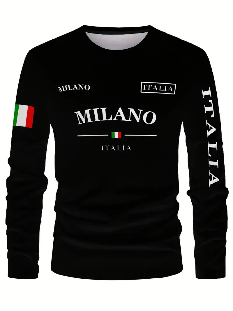 2026 봄/여름 남성용 긴팔 티셔츠 스트리트 패션 미 - Street Fashion In Milan 리뷰 및 가격